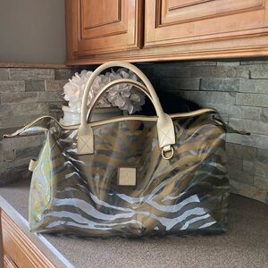 SOLD Dooney and Bourke Transparent Duffle